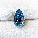 Pear Fancy Vivid Blue Lab Grown Diamond