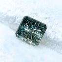 Parti Color Teal Green Montana Sapphire StarBrite™ Cut by John Dyer