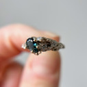 Limited Edition Juniper Teal Sapphire Cluster Ring