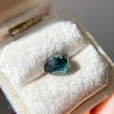 Organically Faceted Blue Sapphire