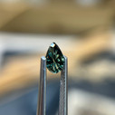 Deep Teal Pear Australian Sapphire Starbrite™ Cut by John Dyer