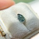 Deep Teal Pear Australian Sapphire Starbrite™ Cut by John Dyer