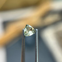 Pale Green Trillion Cut Montana Sapphire