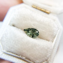 Green Pear Australian Sapphire Starbrite™ Cut by John Dyer