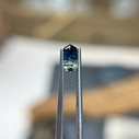 Ocean Blue Parti Color Australian Sapphire Deep Concave™ Cut by John Dyer