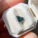Deep Turquoise Australian Sapphire Starbrite™ Cut by John Dyer