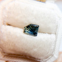 Parti Color Celestial Blue Green Australian Sapphire Dreamscape™ Cut by John Dyer
