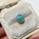 Black Australian Opal Oval Cut