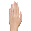 Women's wide wedding ring by Olivia Ewing Jewelry