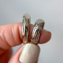 14K White Gold 4mm Driftwood Ring by Olivia Ewing Jewelry