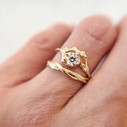 14K Yellow Gold Union Ring by Olivia Ewing Jewelry