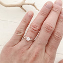 Unique handmade engagement ring by Olivia Ewing Jewelry