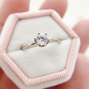 Nature engagement ring by Olivia Ewing Jewelry