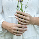 Diamond nature ring by Olivia Ewing Jewelry