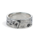 Silver Wide Monhegan Ring by Olivia Ewing Jewelry