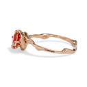 Sunstone engagement ring by Olivia Ewing Jewelry
