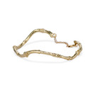 14K yellow gold twisting bracelet by Olivia Ewing Jewelry