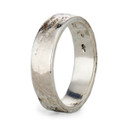 Men's bark wedding band by Olivia Ewing Jewelry