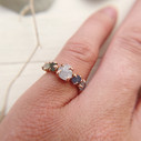 Nature inspired engagement rings by Olivia Ewing Jewelry