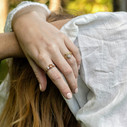 Unique nature inspired engagement ring by Olivia Ewing Jewelry