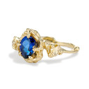 Unique sapphire engagement ring by Olivia Ewing Jewelry
