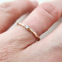 Alternative diamond ring by Olivia Ewing Jewelry