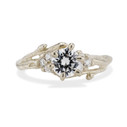 14K White Gold Feyre Diamond Cluster Ring by Olivia Ewing Jewelry