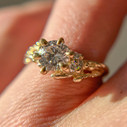 14K Yellow Gold Feyre Diamond Cluster Ring