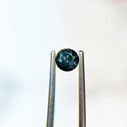 Round Teal Blue Montana Sapphire