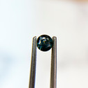 Round Teal Blue Montana Sapphire