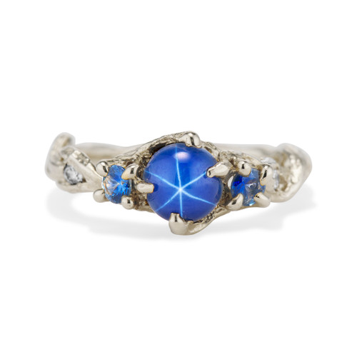 Natural Burmese Star Sapphire Ring Mens 18k Vintage | Gem Gardener | Star  sapphire ring, Blue star sapphire ring, Rings for men