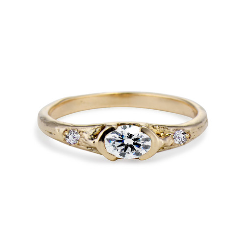 Calais Diamond Bezel Ring by Olivia Ewing Jewelry