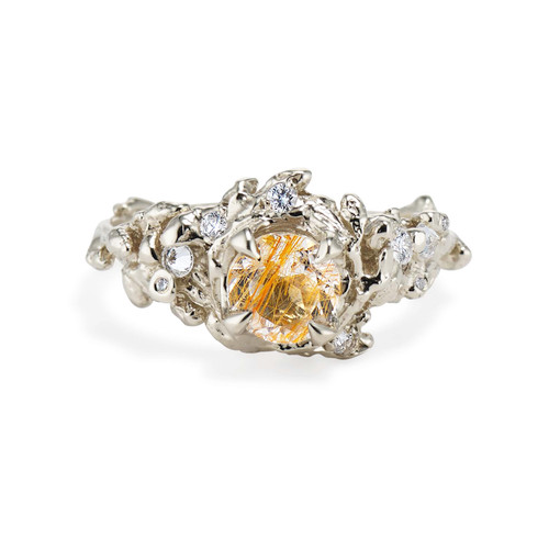 Caribbean Quartz Diamond Ring, Weight: 5-12 Gm at Rs 1400/piece in Jaipur |  ID: 21893665948