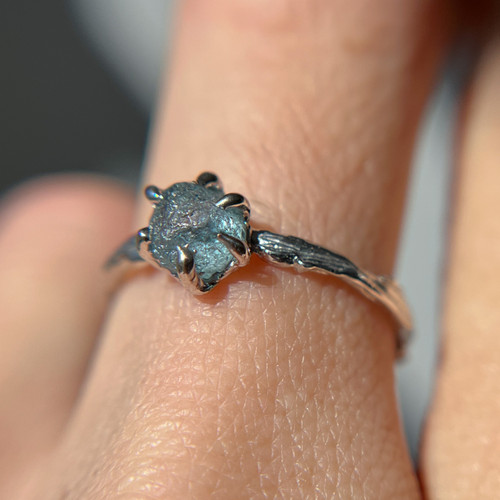 Bluebell Light Blue Sapphire Engagement Rings | Olivia Ewing