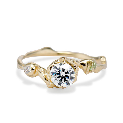 Earth Bound - Rough Diamond Ring - UK Q / US 8.5 – Sam Ryde Jewellery