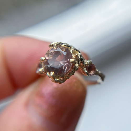 Oregon Sunstone Crystal Ring Gemstone Ring Olivia Ewing