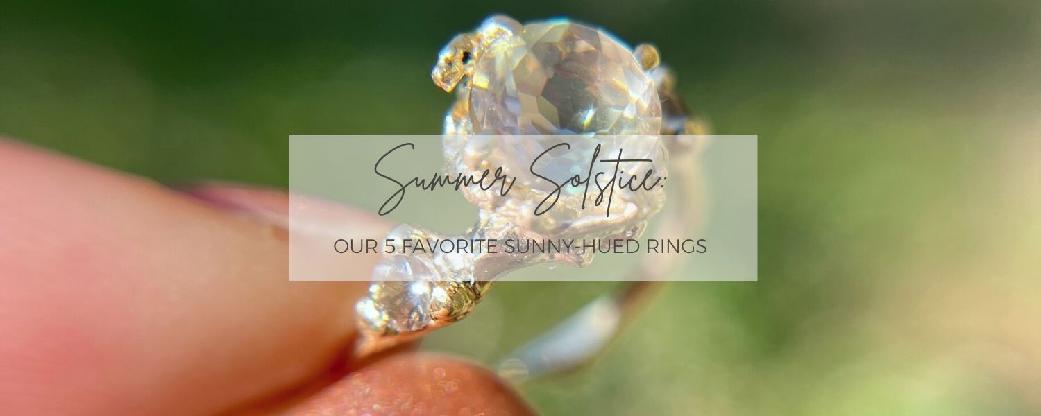 Celebrate the Summer Solstice With Our 5 Favorite Sunny-Hued Rings