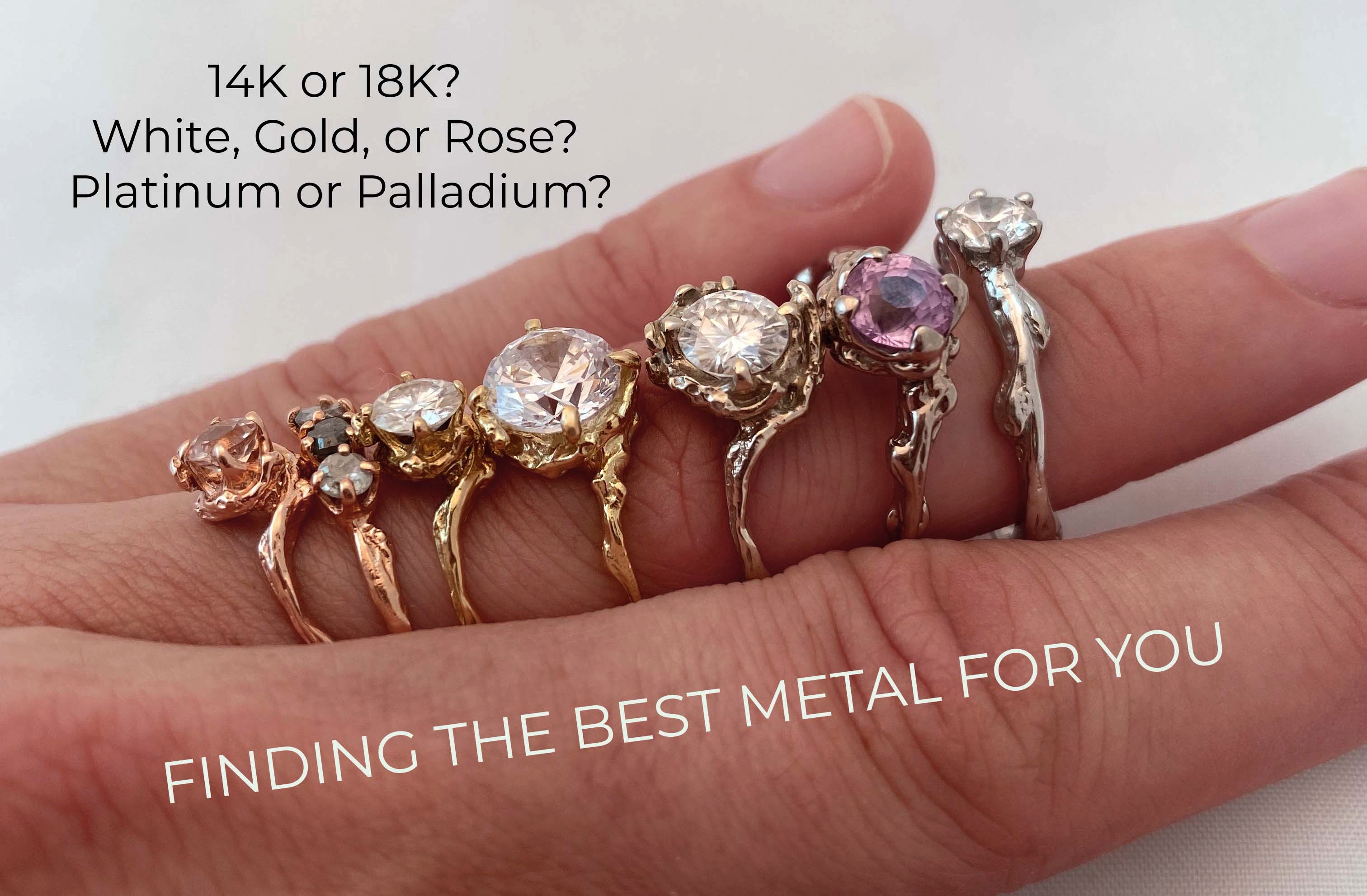 palladium jewelry vs white gold