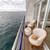 Private balcony seating - M/C Endemic Galápagos cruise