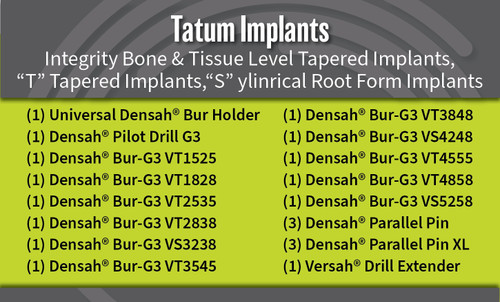Tatum Implants - Integrity Bone & Tissue Level Tapered Implants, “T” Tapered Implants,“S” ylinrical Root Form Implants-product-main_image -product-main_image