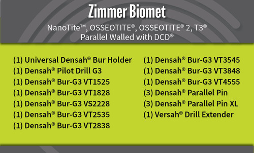 Zimmer Biomet NanoTite™, OSSEOTITE®, OSSEOTITE® 2, T3® Parallel Walled with DCD®-product-main_image -product-main_image