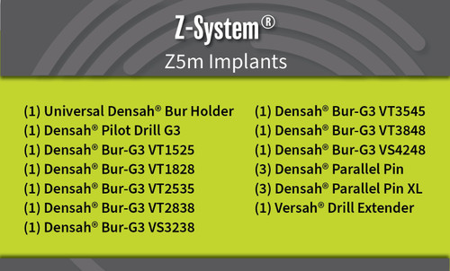 Universal (Regular) DENSAH® Bur Kit with Pilot Drill