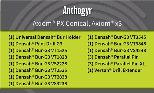 Anthogyr Axiom® PX Conical, Axiom® X3-product-main_image -product-main_image