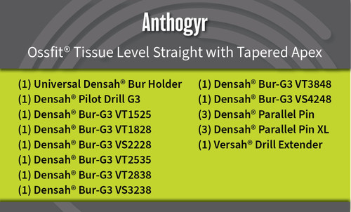 Anthogyr Ossfit® Tissue Level Straight with Tapered Apex-product-main_image -product-main_image