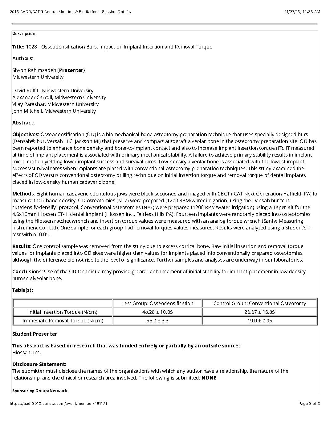 clinical trial, dental implants, osseointegration, osteotomy 