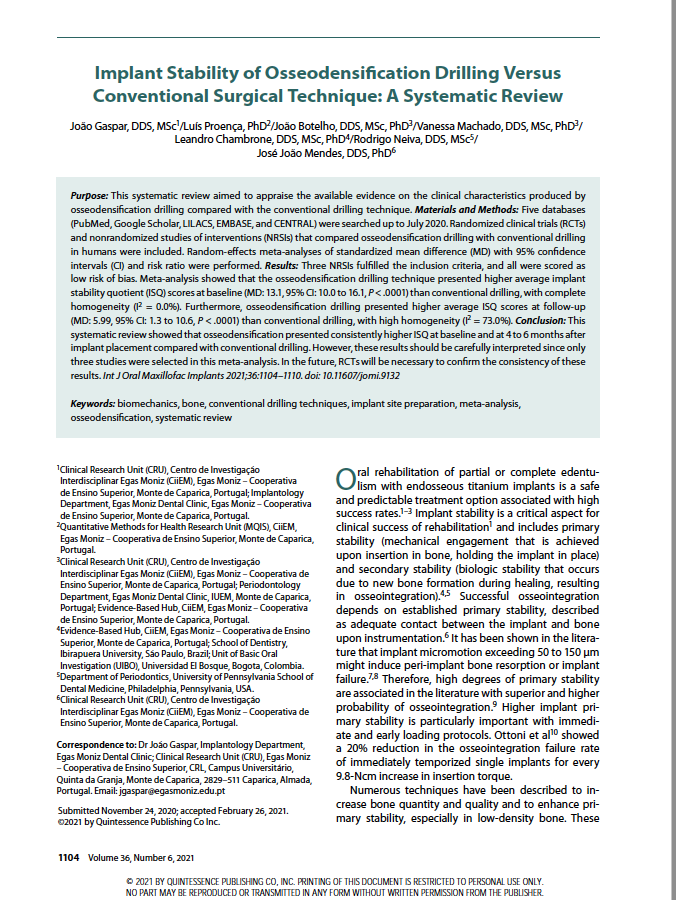 clinical trial, dental implants, osseointegration, osteotomy 