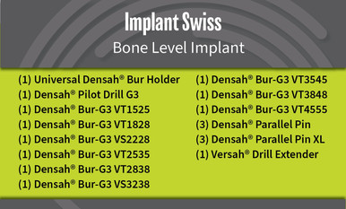 Universal (Regular) DENSAH® Bur Kit with Pilot Drill
