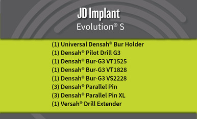 Universal (Regular) DENSAH® Bur Kit with Pilot Drill