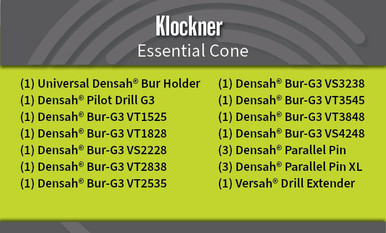Universal (Regular) DENSAH® Bur Kit with Pilot Drill