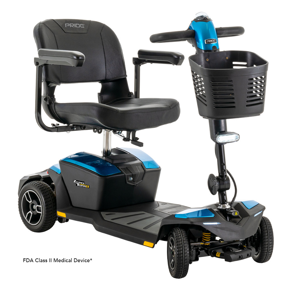 Pride Jazzy Zero Turn 8 JazzyZTS 4-Wheel - Ace Medical Supply